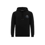 ROUTEFIELD Erkek Kapüşonlu Sweatshirt, Siyah, L Beden