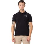 Routefield Pads Erkek Polo Tişört - Siyah
