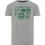Routefield RFTRUCK23-23394 Truck Gri Erkek T-shirt