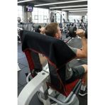 ROVAOS Rova Gym Spor Havlu 50x100 cm - Kapaklı Lastikli Fitness Havlusu %100 Pamuk