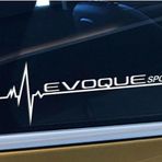 Rover Evoque Yan Cam Sticker Oto Kapı Çıkartma Tuning oto 20 cm x 7 cm y378