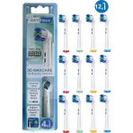 Rovexa 3D Maxcare - 3 Boyutlu Temiizlik Oral B Şarjlı Diş Fırçası Yedek Başlığı - 12 Adet Yedek Başlık