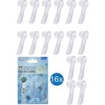 Rovexa Şarjlı Diş Fırçası Başlığı Koruma Kapağı - 16lı Paket