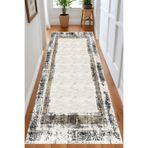 Rovigo Dijital Baskı Yıkanabilir Kaymaz Taban Salon Halısı Ve Yolluk RV113-FNL419, Bej, 80 x 200