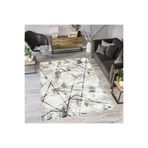 Rovigo Dijital Baskı Yıkanabilir Kaymaz Taban Salon Halısı Ve Yolluk RVG0749, Siyah, 80 x 200