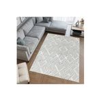 Rovigo Dijital Baskı Yıkanabilir Kaymaz Taban Salon Halısı Ve Yolluk RVG0753, Gri, 100 x 200