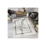 Rovigo Dijital Baskı Yıkanabilir Kaymaz Taban Salon Halısı Ve Yolluk RVG0770, Gri, 100 x 200