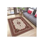 Rovigo Dijital Baskı Yıkanabilir Kaymaz Taban Salon Halısı Ve Yolluk RVG0785, Kırmızı, 100 x 200