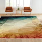 Rovigo Home RVG1607 Dijital Baskı Kaymaz Taban 160x230 cm Salon Halı