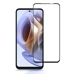 ROVLAK Motorola Moto G31/G41 ile uyumlu koruyucu folyo, sertleştirilmiş cam, ekran koruyucu film, tam kaplama, sertleştirilmiş cam folyo, kabarcıksız ve çizilmez, temperli ekran koruyucu