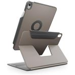 Rovus Snapmount 360° Döner Manyetik Tablet Kılıf – Compatible with iPad 2022 10.9 (10. Nesil) ve iPad 2025 11" (11. Nesil), Premium Şık Tasarım, Güçlü Manyetik Bağlantı, Çoklu Stand Açısı (Bej)