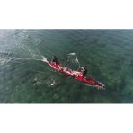 Row On Air Dude 18 Sisme Bord Rowmotion® Klasik Yonlu +Rowvista® Ileri Yonlu F Duz Kizak-Payanda Kurek Tandem Iki Cifte Yuz Yuze Kombo Set.