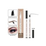 ROWENAROSE Microblading Etkili Kalıcı Kaş Kalemi Ucu Tırtıklı Siyah Renk