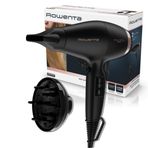 Rowenta Compact Pro+ CV6930 profesyonel saç kurutma makinesi, 2200 W, uzun ömürlü AC motor, kompakt format, soğuk hava darbesi, hızlı ve verimli performans, 9 mm başlık