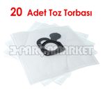 Rowenta RO 6477 RO 6481 Silence Force 4A 20 Adet Uyumlu Süpürge Toz Torbası