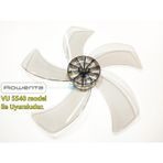 Rowenta Vu 5540 Modele Uyumlu Vantilatör Pervanesi 16inç 5 Kanat 38cm Füme Renk Pls