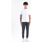 Rowinger Premium Merserize Örme Kumaş Lastikli Paça Erkek Pantolon Eşofman Altı - 2XL - Black