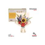 ROWOOD TW01H Çiçek Buketi Wooden Flower Bouquet DIY Minyatür Maket Model Seti Ahşap 3D Wooden Puzzle