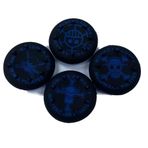 Rowsmau 4'ü 1 Arada Analog Çubuk Joystick Kauçuk Silikon Kapak Parmak Çubuğu Başparmak Kavrama Kılıfı Cilt Joystick PS4 PS3 Xbox One Xbox 360 Kumanda için (2# Mavi)