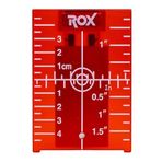 Rox 0273 104x74 mm Lazer İçin Görünürlük Arttırıcı Lazer Hedef Kartı Plakası