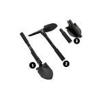 Rox 42 cm Camping 0106 Pusulalı Mini Katlanır Kürek Kamp Küreği