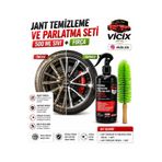 ROX KİMYA JANT TEMİZLEME FIRÇA 1 ADET+JANT TEMİZLEME VE PARLATMA SIVI 500ml 1 ADET