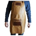 Rox Wood 0032 Önlük Suni Deri Marangoz Çalışma Önlüğü