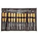 Rox Wood 12 Parça Ahşap Oyma İskarpela Seti