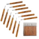 Rox Wood 12 Parça Mini Ahşap Oyma Bıçak Seti
