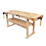 Rox Wood 190 cm Çift Mengeneli Hobi Marangoz Tezgahı