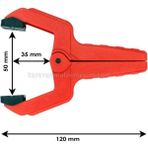 Rox Yaylı Işkence Mengene 50MM Mandal Tip ( 2'li Set )
