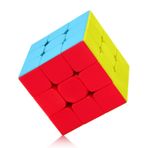 ROXENDA 3x3 Hız Küp, 3x3 Sihirli Küp Stickerless Speed Cube; Profesyonel ve Sağlam ve Dayanıklı, Orijinalinden daha Hızlı Döner