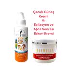 ROXEWELLA Çocuk-bebek Güneş Kremi 50ml 50spf & Epilasyon Ve Ağda Sonrası Bakım Kremi