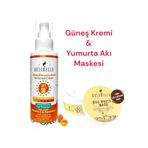 ROXEWELLA Leke Karşıtı Güneş Kremi 100 ml 50spf & Yumurta Akı Maskesi