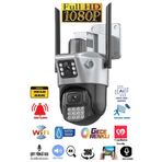 ROXİVA ICSee Uygulamalı 8MP Dual Lens Çakarlı Alarm Hareketli Gece Görüş Sesli Görüşme Akıllı Kamera
