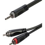 Roxtone RX-K12910 10 mt 3.5 mm Stereo Çift RCA Gitar Ses Kablo