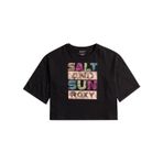 Roxy Call You Mine Kız Çocuk Siyah Tişört