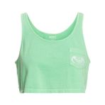 Roxy Kadın Askılı Crop T-Shirt, Yeşil, XS