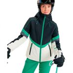Roxy Peak Chic Softshell Kadın Gri Kayak Montu