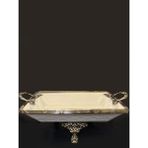 Roy King Classy Antik Dikdörtgen Derin Sunum Tabak 30X20CM - Beyaz