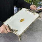 Roy King Classy Baton 24x44 cm Antik Sunum Tabak