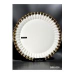Roy King GBS001 Line 33 CM Gold Yuvarlak Sunum Tabak
