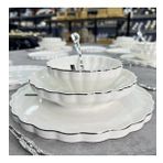Roy King Hrn 018 Twist Silver 24 Parça Yemek Takımı