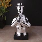 Roy Kıng Parlak Gümüş Obje 11*9*27 Cm