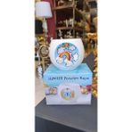Roy King Rainbow Porselen Kupa 300 ml - Beyaz - Metalik Sarı - 1 Adet