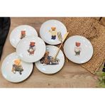 Roy King Roy King Bear 6 Lı Pasta Tabak 20 cm