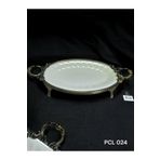 Roy King Royking Elegance Oval Sunum Tabak Antique 46 cm Pcl 024