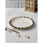 Roy King Sofia Gold 31 cm Yuvarlak Sunum Tabak