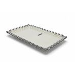Roy King Sofia Silver 36x21 cm Dikdörtgen Sunum Tabak