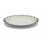 Roy King Sofia Silver 38x24 cm Oval Sunum Tabak